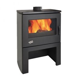 Poêle à bois Chinon 362113GRISARG 8,5 kWatts Gris argent