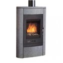Poêle à bois Villeteau 369130PIERREBLEUE 9 kWatts Gris