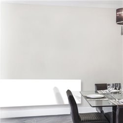 Radiateur à inertie Verre Trempé Blanc 1200 Watts Horizontal
