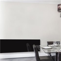 Radiateur à inertie Verre Trempé Noir 1200 Watts Horizontal