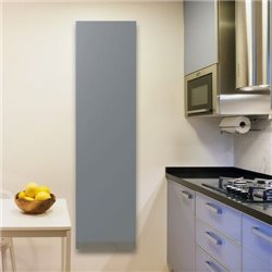 Radiateur eau chaude Monochrome, Gris Clair 1200 Watts Vertical