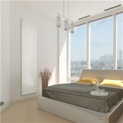 Radiateur eau chaude Monochrome, Blanc 1196 Watts Vertical