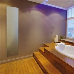 Radiateur eau chaude Résine 904 Ardoise, Gris Clair 450 Watts Vertical