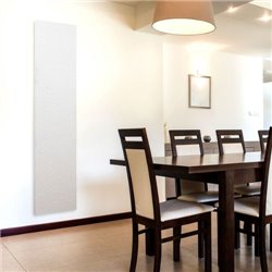 Radiateur eau chaude Résine 925 Granit, Blanc 800 Watts Vertical