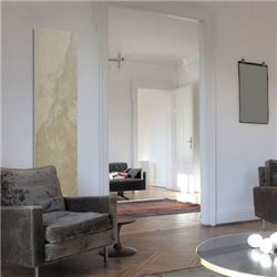 Radiateur eau chaude Pierre Naturelle, Tan beige 450 Watts Vertical