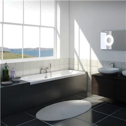 Baignoire rectangulaire à encastrer 160x75 cm Verde