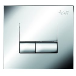 Plaque de commande bâti-support touches rectangulaires inox Ancoflash