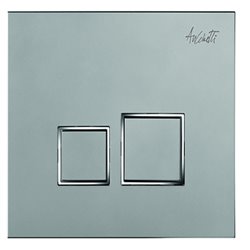Plaque de commande bâti-support touches carrées inox Ancoflash