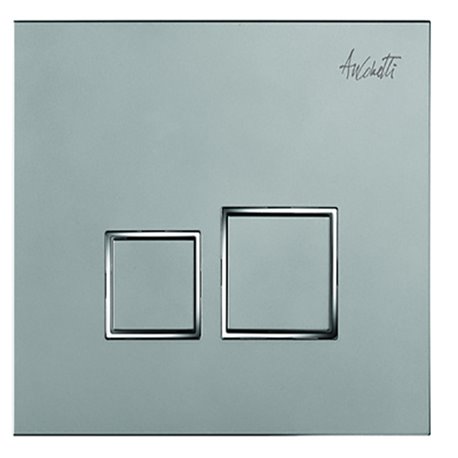 Plaque de commande bâti-support touches carrées inox Ancoflash