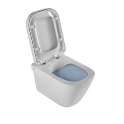 WC suspendu avec abattant frein de chute et déclipsable New Anco