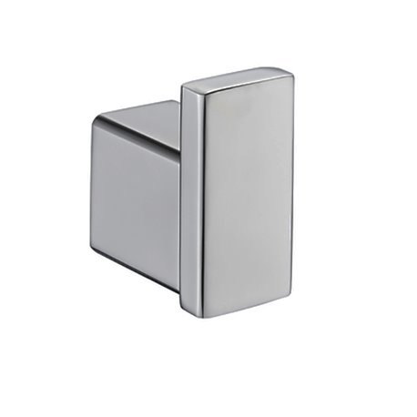 Patère murale Simple Carré Acier Inoxydable