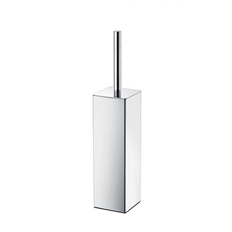 Porte-brosse et brosse WC Chromé Carrée