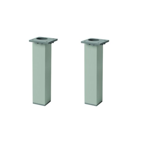 Pieds aluminium chromé pour meubles de salle de bain 518156 Anconetti