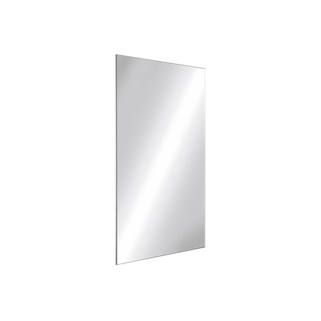 Miroir inox fixations invisibles H. 485 mm