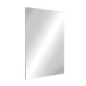 Miroir inox fixations invisibles H. 585 mm