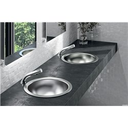 Vasque Hemi Ø385 mm poli satiné