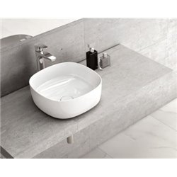 Vasque Inspira 370x370 mm Blanc mat Soft