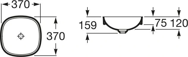 Mitigeur électronique Sentronic-E Chromé alim. Par réseau électrique  accessible pour PMR A5A4602C00 Roca