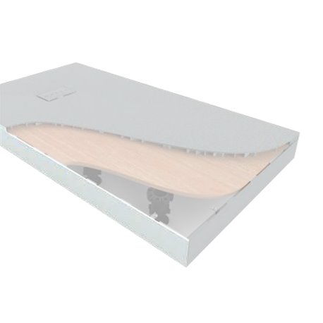 Tablier seul pour kit rehausse receveur de douche Onyx 11988WH 1800x144 mm Blanc