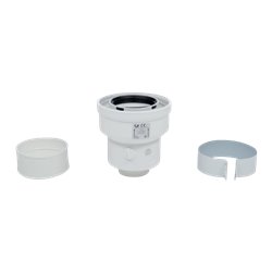 Adaptateur ventouse verticale 60/100 a 80/125 074010 Ø 60/100 à Ø 80/125 mm