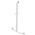 Barres d'appui inox recouvert d'époxy main courante en T 01245WH-LS Blanc - 600x1200 mm 