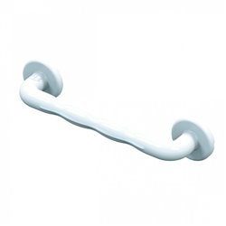 Barre d'appui à poignée ergonomique droite 01600WH-LS Blanc - 305 mm 