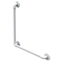 Barre d'appui hautement résistantes coudées à 90° 01925WH-LS Blanc - 610x610 mm 