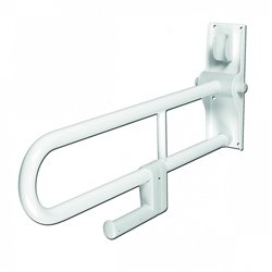 Barre d'appui rabattable 01810WH-LS Blanc - double 