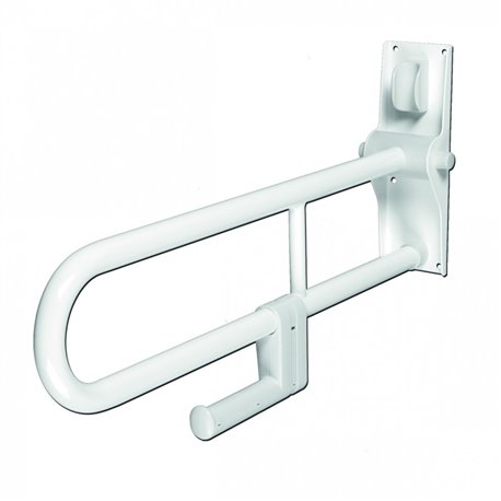 Barre d'appui rabattable 01810WH-LS Blanc - double 