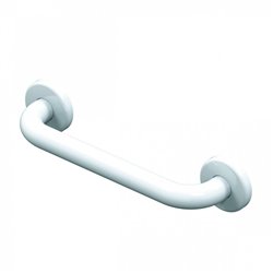 Barres d'appui inox recouvert d'époxy 01241WH-LS Blanc - 450 mm 