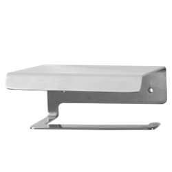 Porte rouleau 23660SS Acier avec tablette
