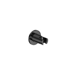 Support de douchette A5B1350NM0 Round fixe Titanium Black brossé