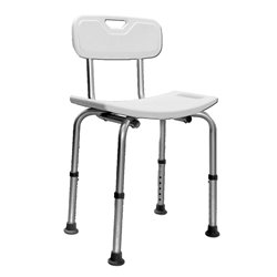 Tabouret de douche 2300 02310-LS sur pied et avec dossier