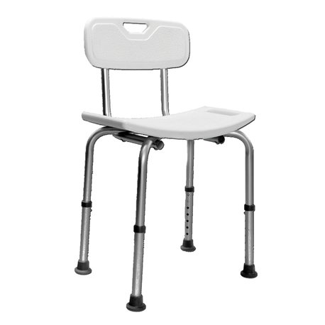 Tabouret de douche 2300 02310-LS sur pied et avec dossier