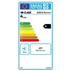Chauffe-eau MBX 6 Shower 1500-15316, 3.3 Litres