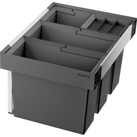 Poubelle sous évier Flexon II Low 60/4 4 bacs 15 + 15 + 6 + 6 Litres Poubelle sous évier Flexon II Low 60/4 4 bacs 15 + 15 + 6 + 6 Litres