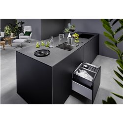 Poubelle sous évier Flexon II Low XL 60/3 3 bacs 30 + 8 + 8 Litres