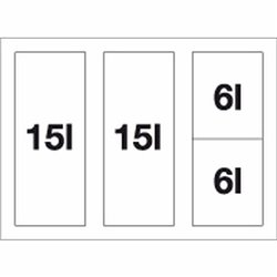 Poubelle sous évier Flexon II Low XL 60/3 526643 3 bacs 30 + 8 + 8