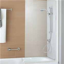 Pare-baignoire Ancoswing Profilé Silver Transparent