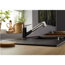 Blancowega-S II 526428 Noir/chromé 