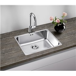 Evier Supra 500-IF R12 Inox 500x440 mm sans plage robinetterie