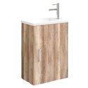 Ensemble salle de bain meuble + lave-mains Bois Ancoflash