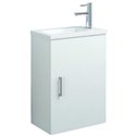 Ensemble salle de bain meuble + lave-mains Blanc Ancoflash