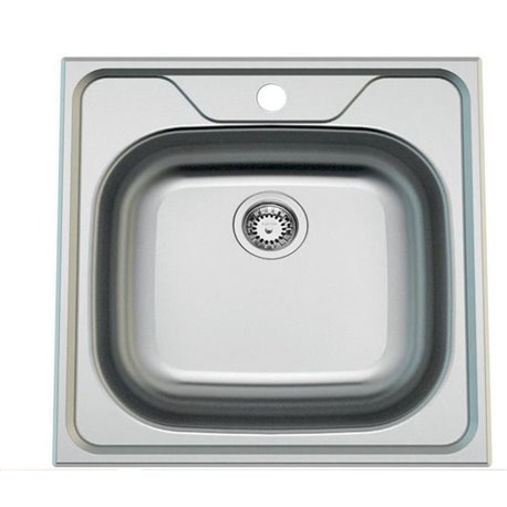 Evier Inox lisse 480x480 mm