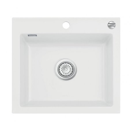 Evier Idole 575x510 mm Blanc brillant Evier Idole 575x510 mm Blanc brillant