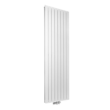 Radiateur eau chaude vertical ACOVA Lina gris, 1386W H.200 x l.44.4 cm