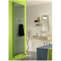 Radiateur eau chaude Kéva chromé vertical simple HKO, 598 Watts
