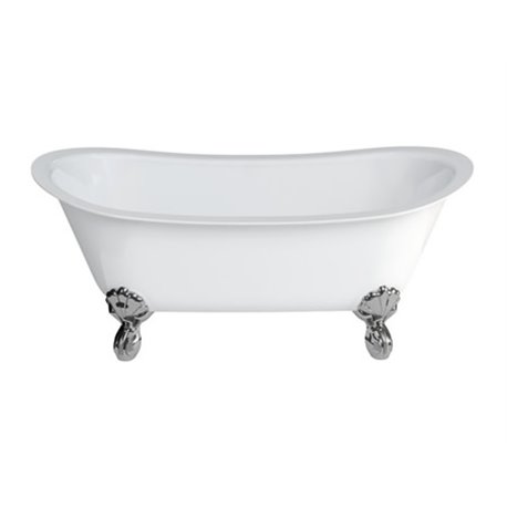 Baignoire sur pied Batello N10CS 169x80 cm, 151 Litres