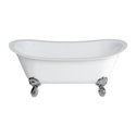 Baignoire sur pied Batello N10CS 169x80 cm, 151 Litres