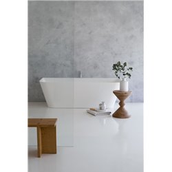 Baignoire semi ilot Patinato Grande N3BCS 169x80 cm, 204 Litres